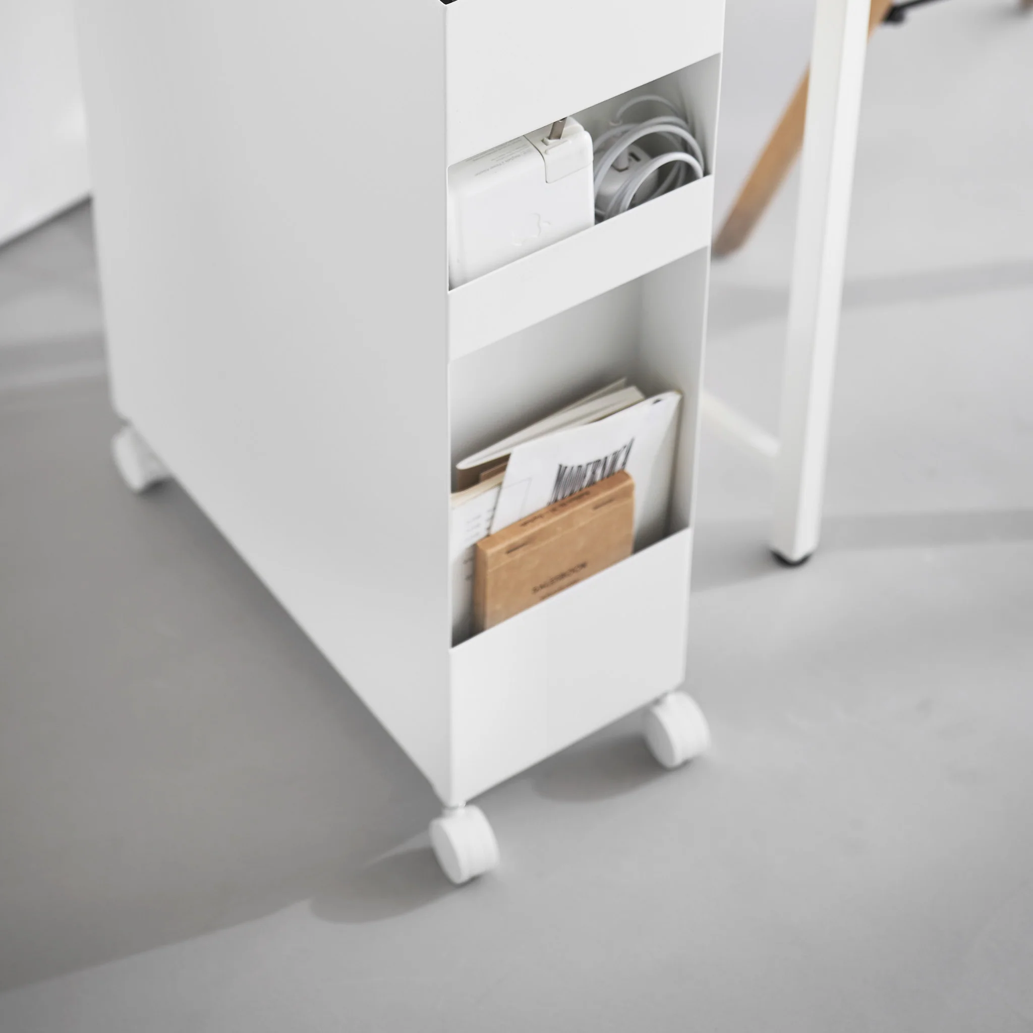3-Tiered Storage Basket Stand with Casters - Image 24