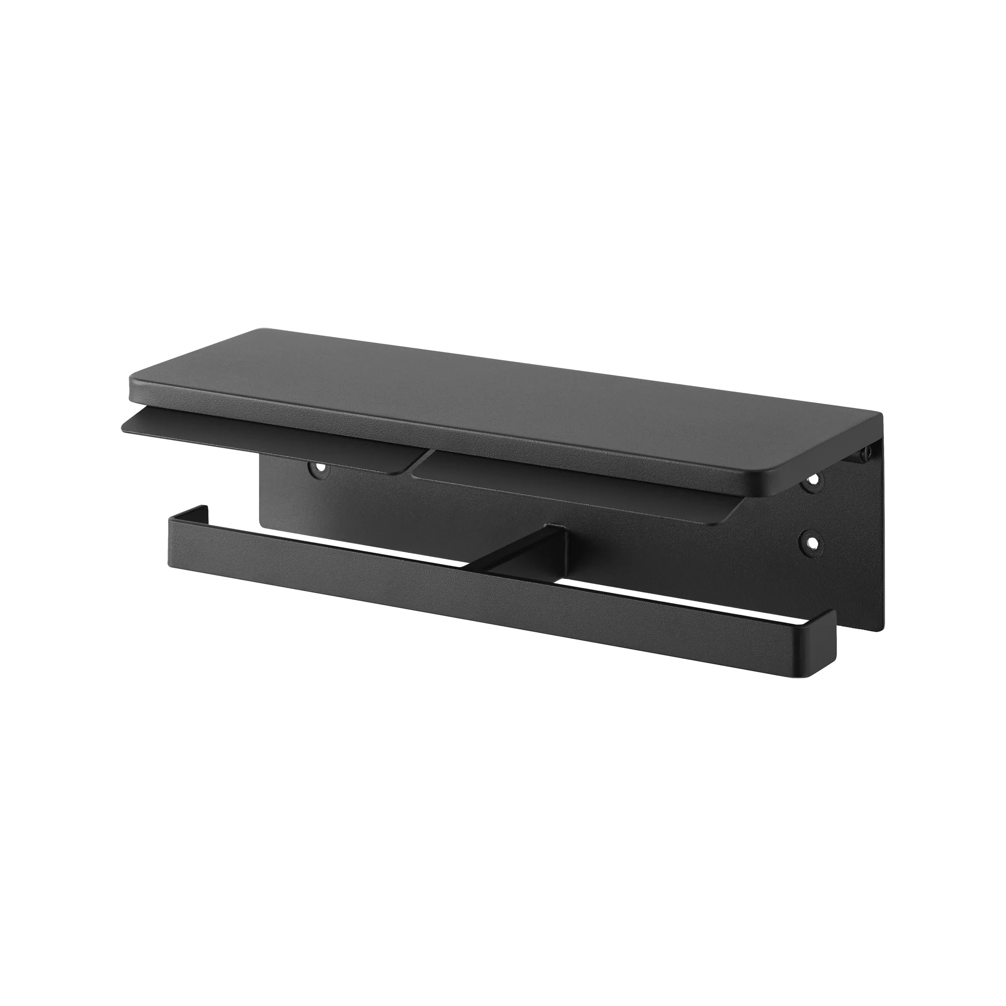 Wall-Mounted Double Toilet Paper Holder - Image 7