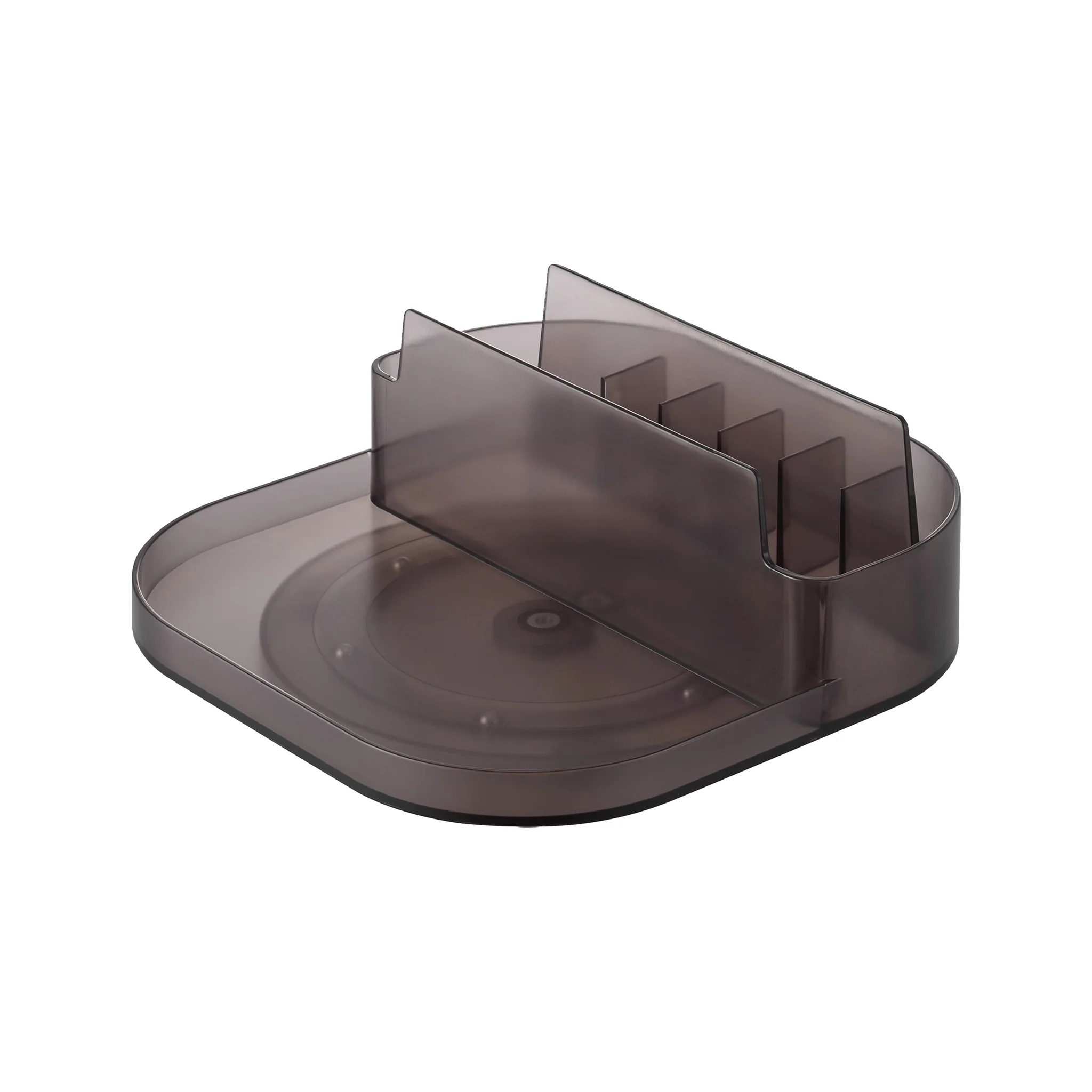 Slim Rotating Storage Tray with Compartments - Image 10