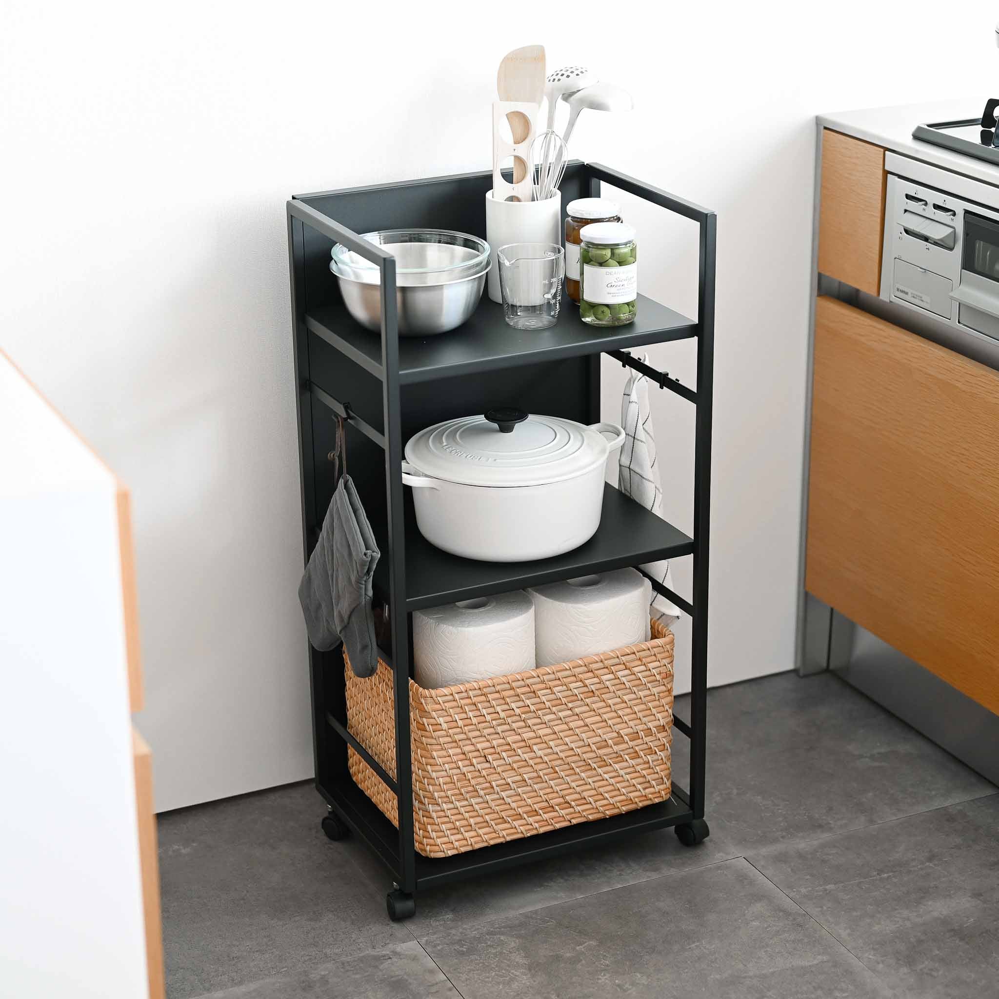 3-Tiered Semi-Closed Storage Wagon - Image 14