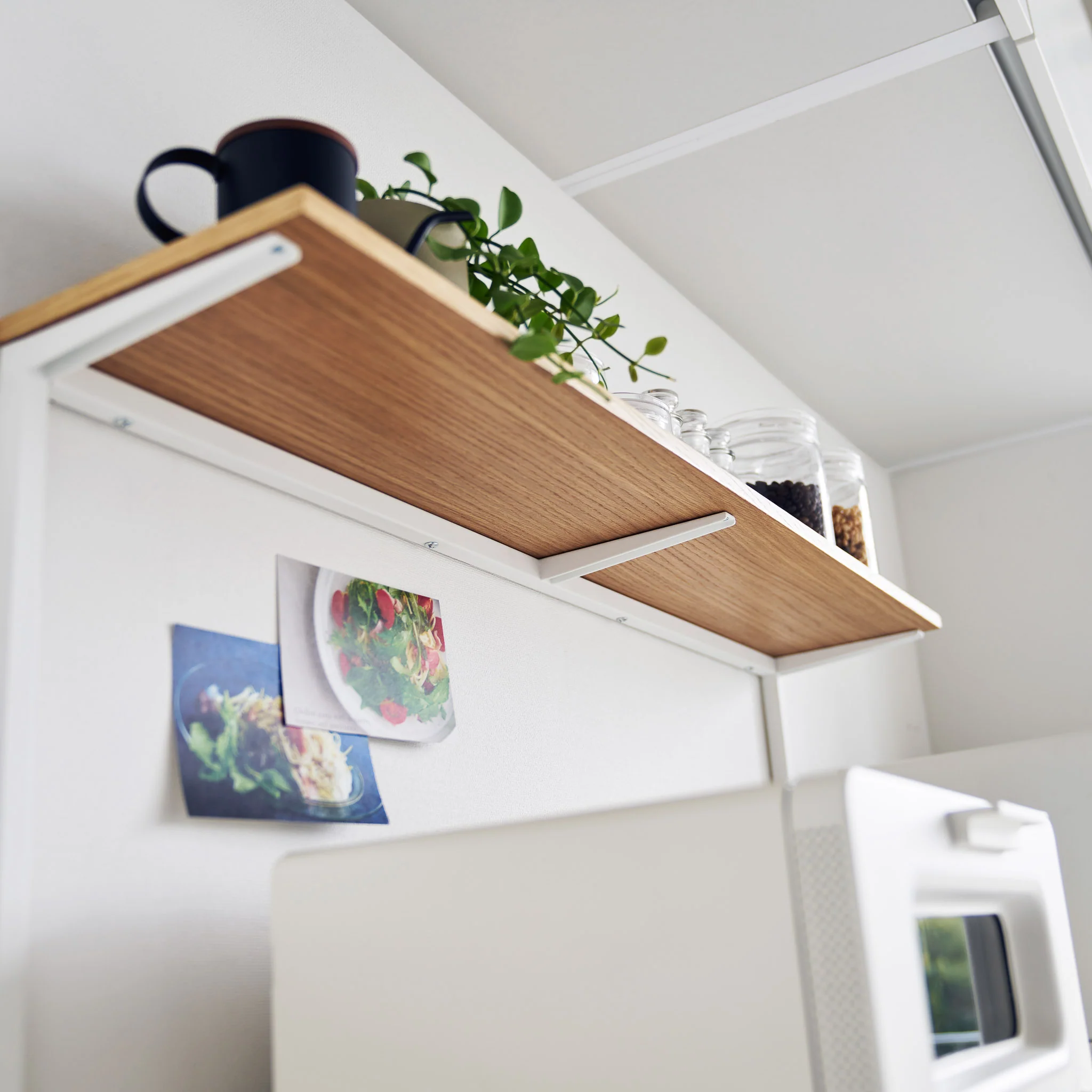 Wood-Top Kitchen Shelf - Image 15