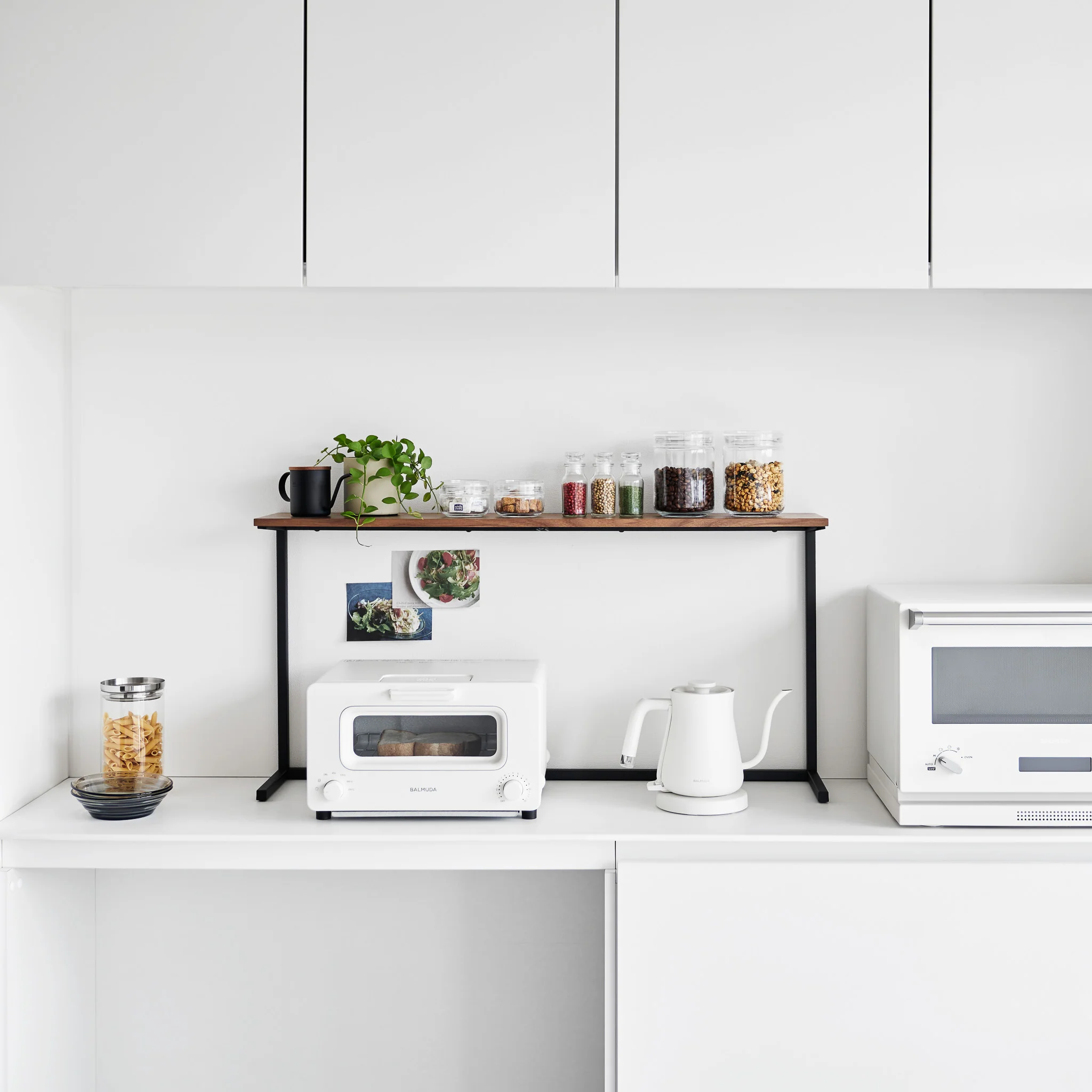 Wood-Top Kitchen Shelf - Image 3