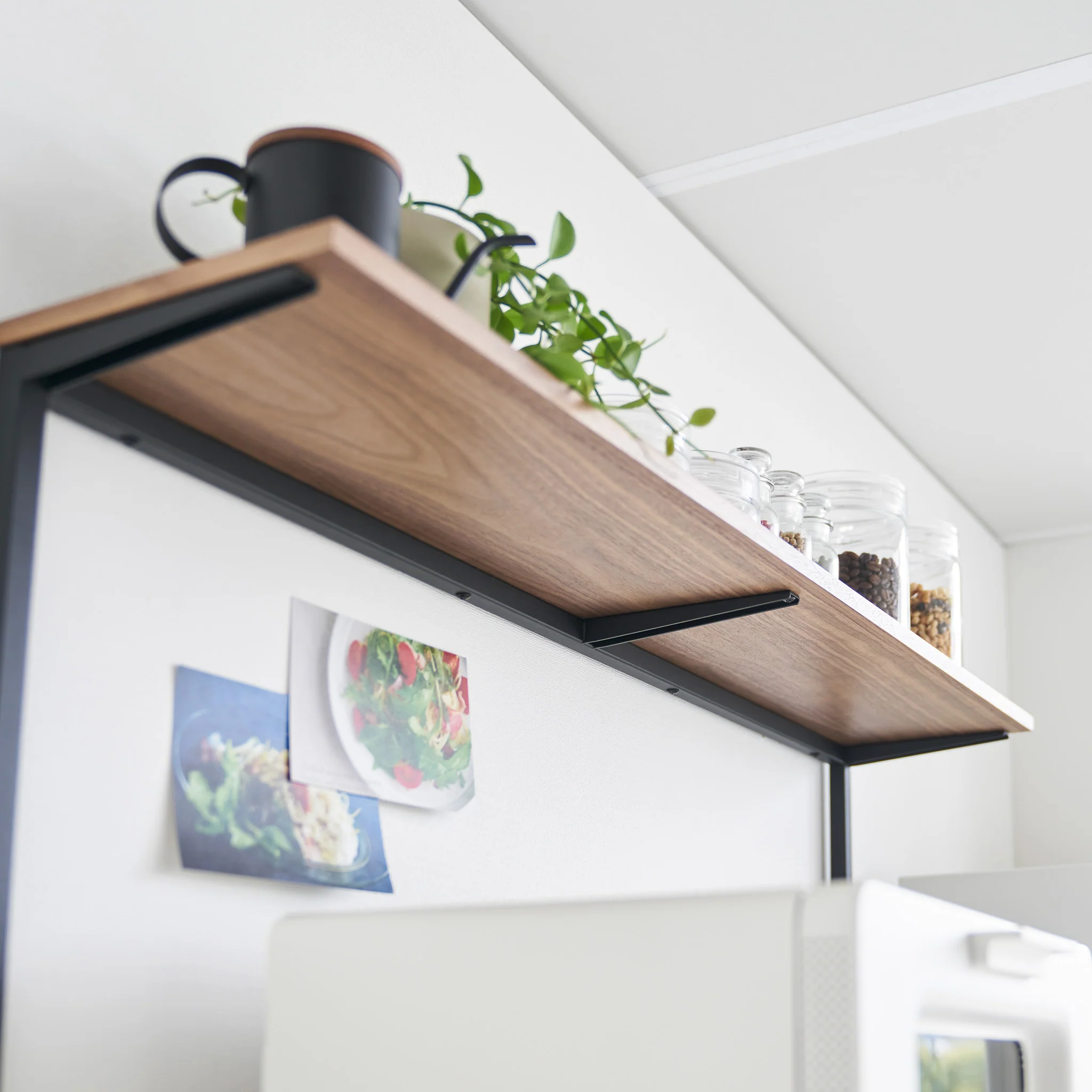 Wood-Top Kitchen Shelf - Image 7