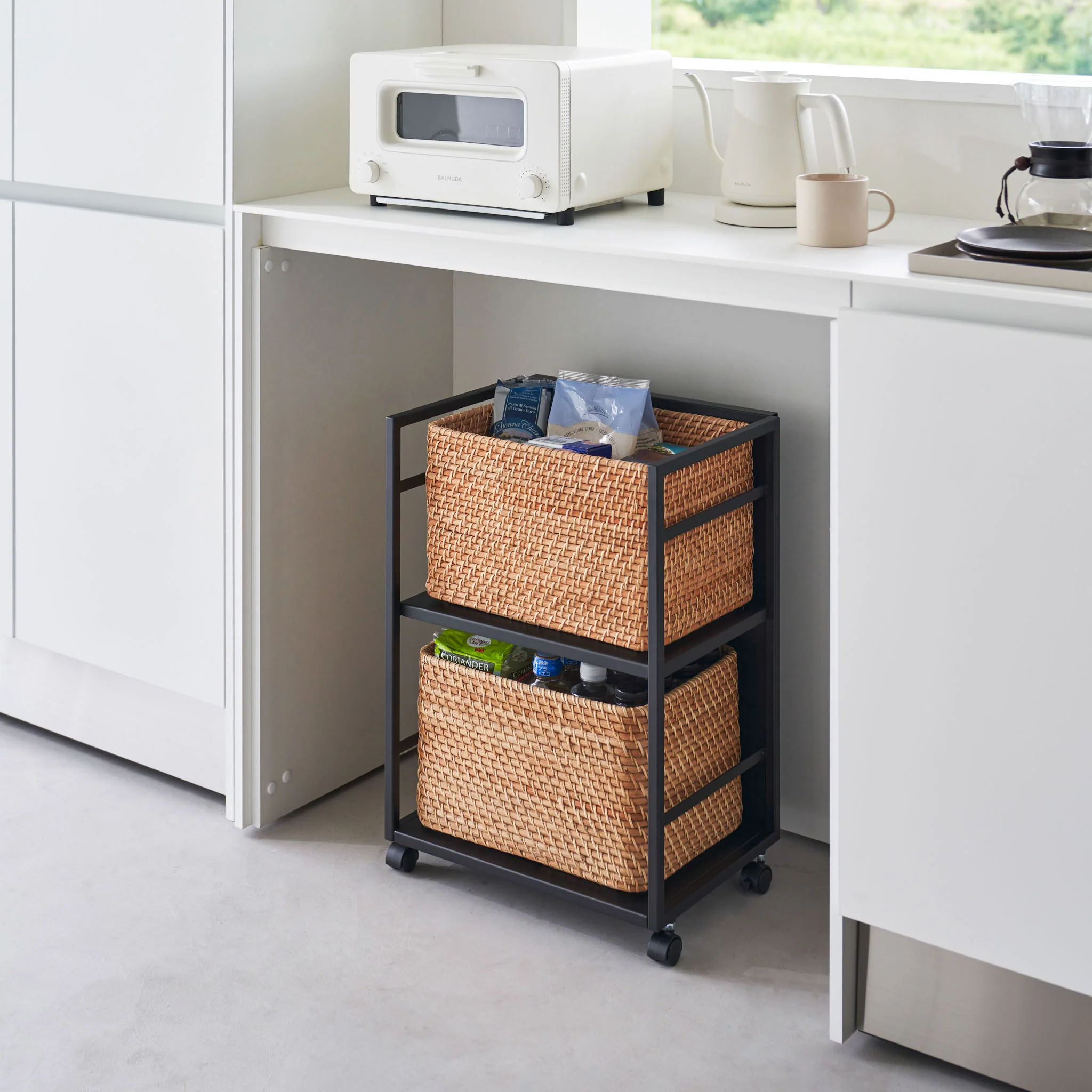 2-Tiered Semi-Closed Storage Wagon - Image 3