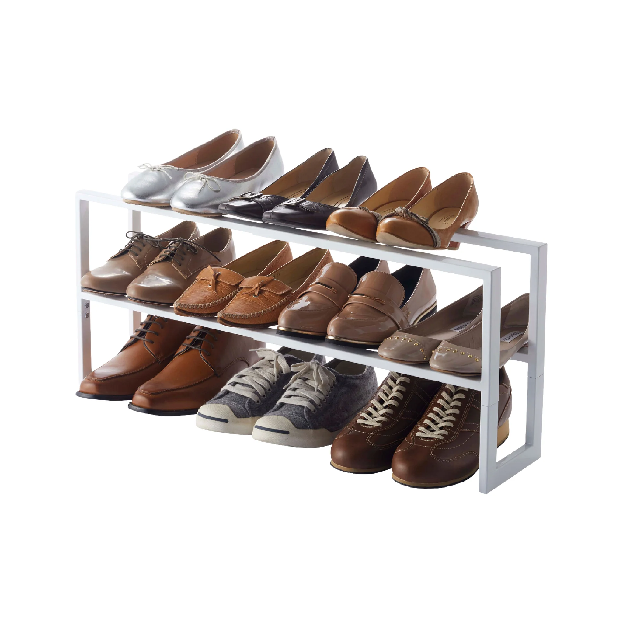 2-Tiered Extendable Shoe Rack - Image 3