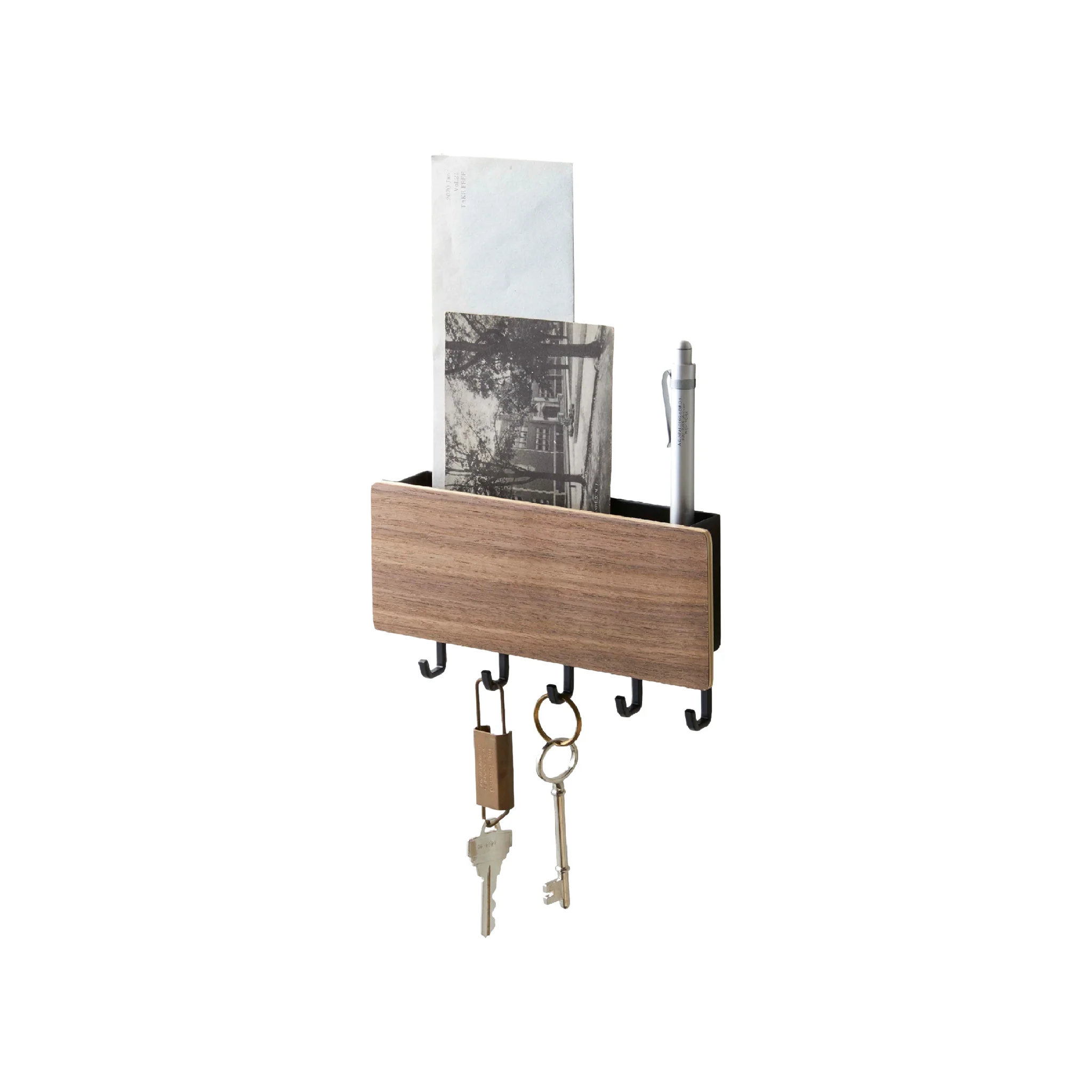 Magnetic Key Hooks with Tray - Image 4
