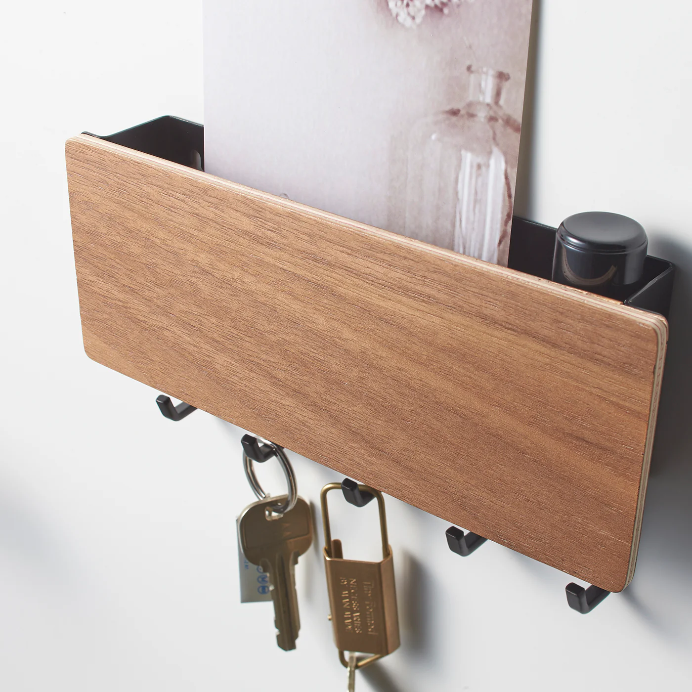 Magnetic Key Hooks with Tray - Image 6