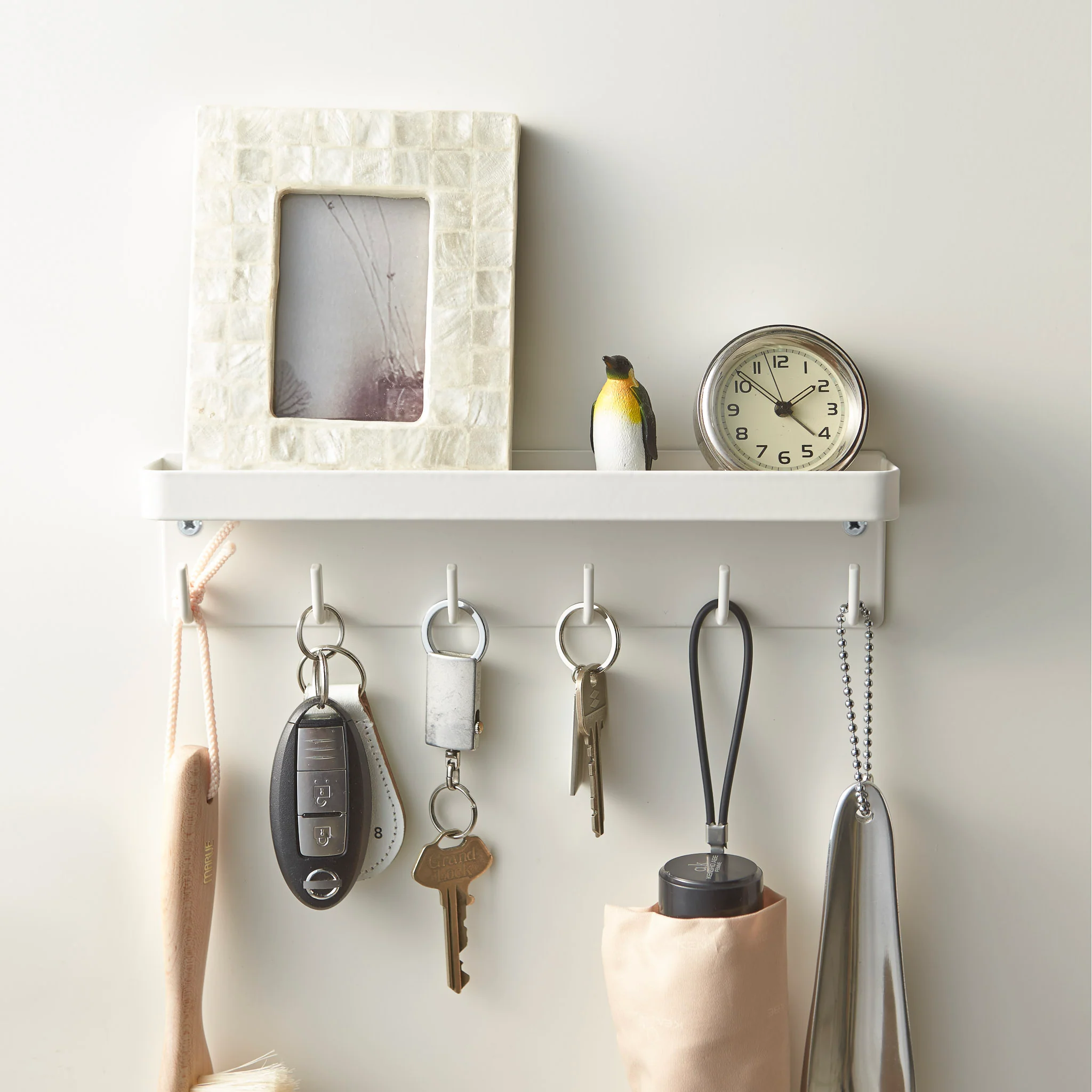 Magnetic Key Hooks with Tray - Image 10