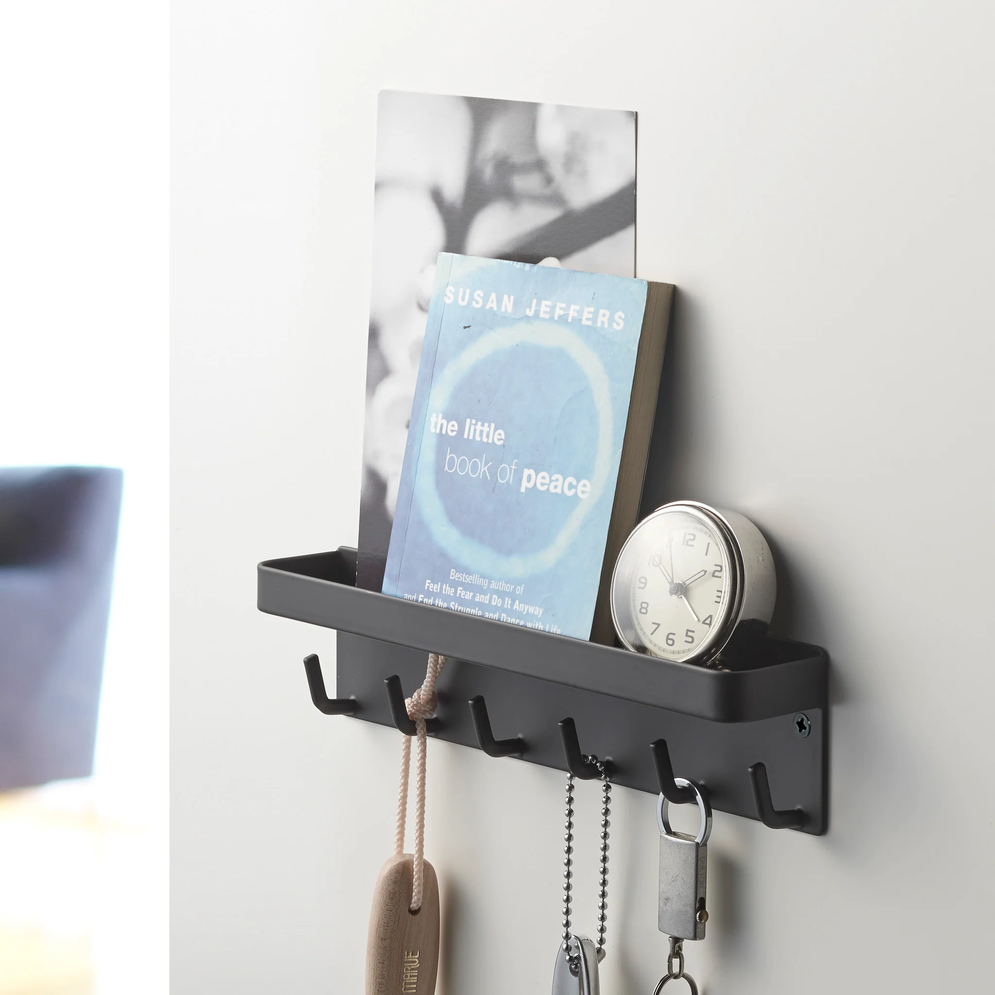 Magnetic Key Hooks with Tray - Image 3
