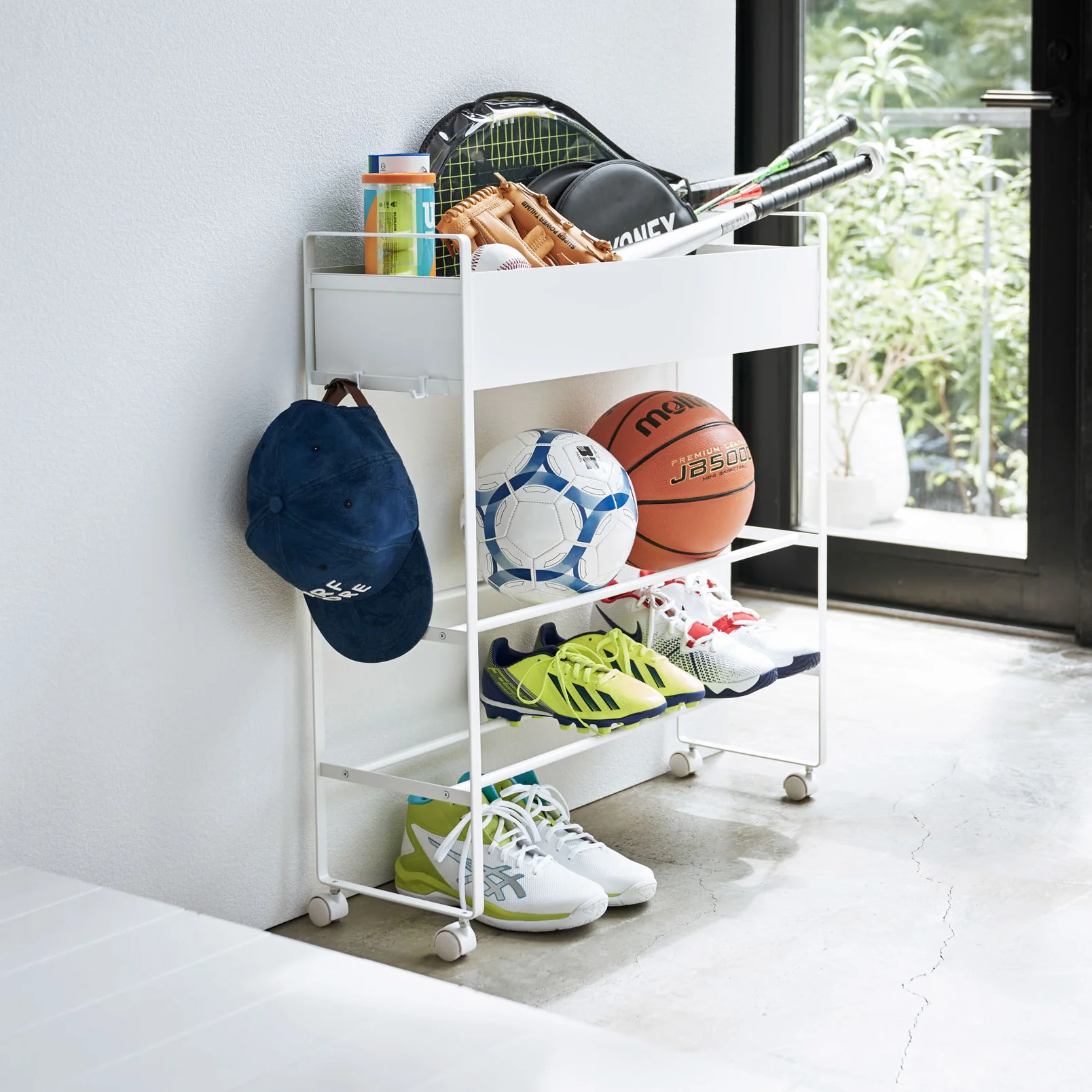 Storage Cart with Basket - Image 4