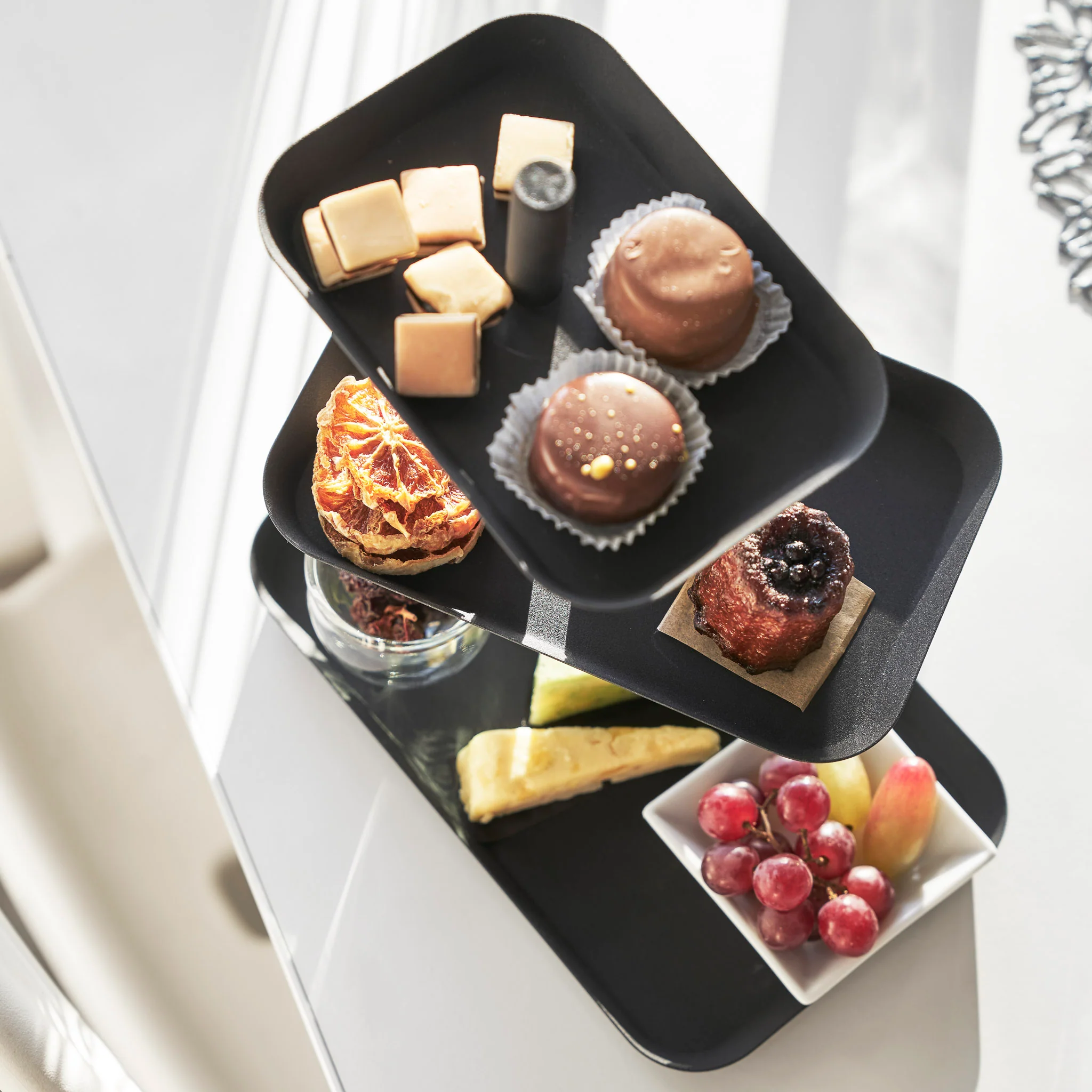 3-Tiered Serving Stand with Rotatable Trays - Image 5