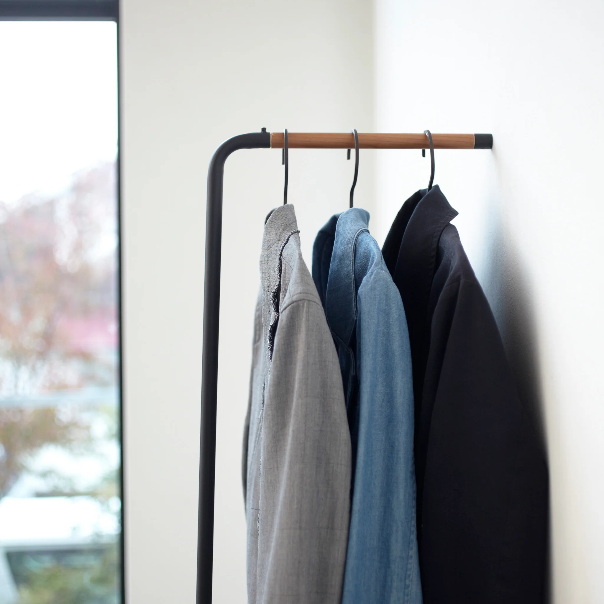 Slim Leaning Coat Rack - Image 3