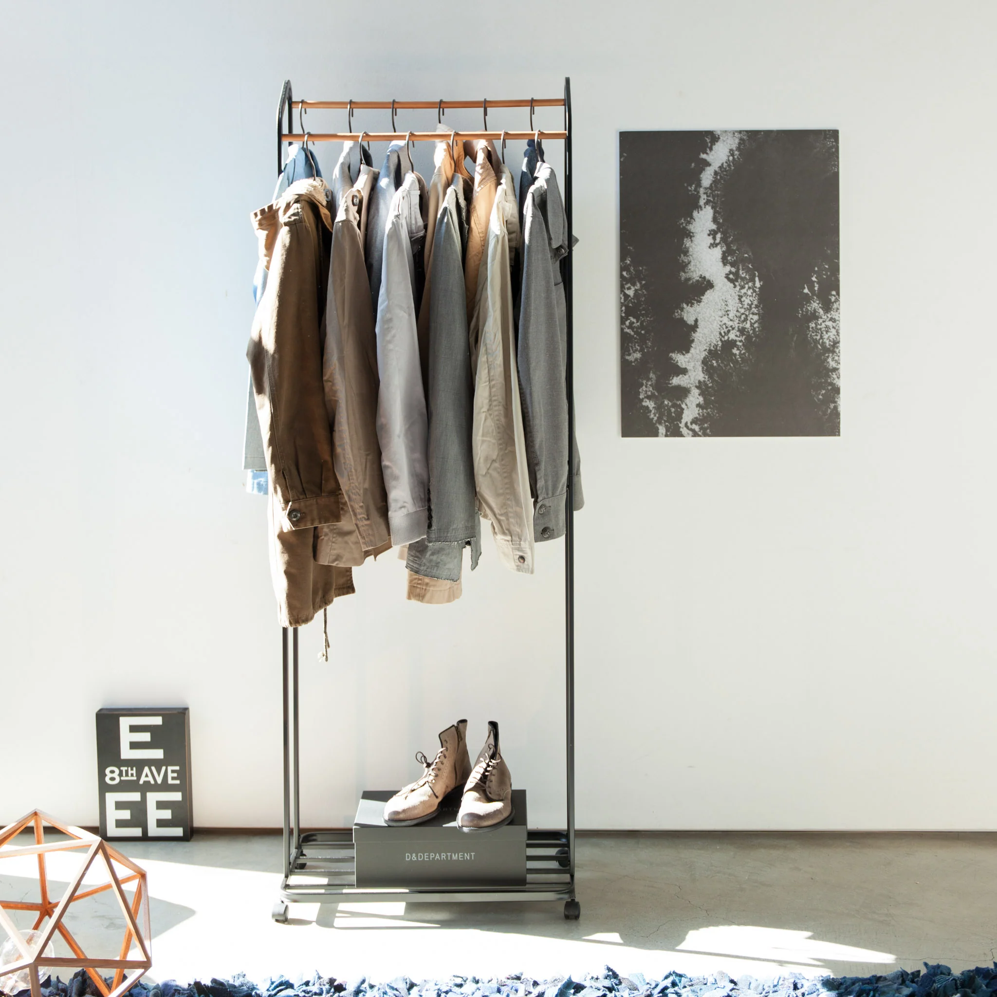 Coat Rack with Casters - Image 4