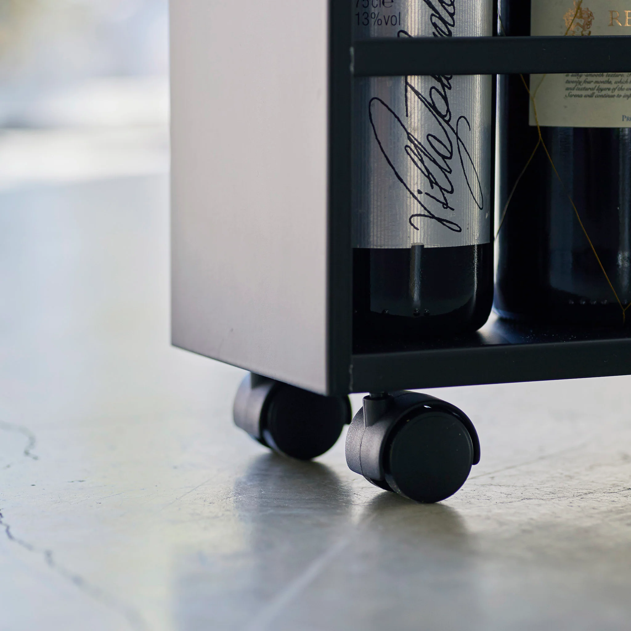 Slim Wood-Top Storage Cart - Image 5