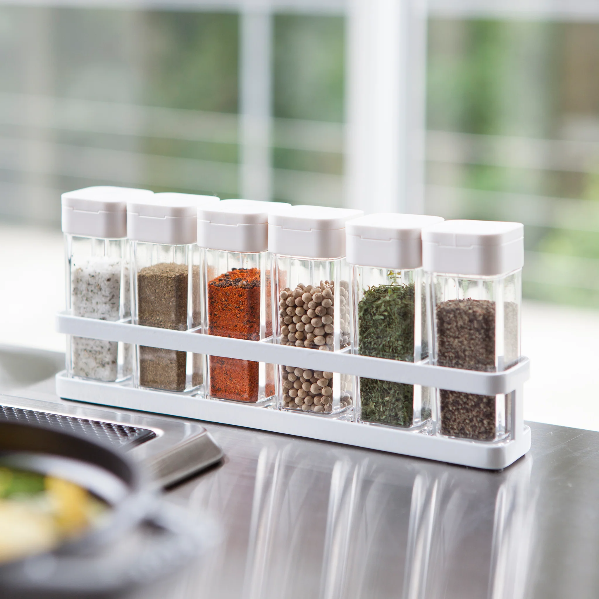 Spice Bottles (Set of 6) & Rack - Image 3